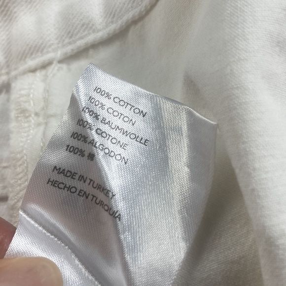 NWT Free People x We The Free Maggie Mid Rise Straight Optic White 32 - Picture 15 of 15